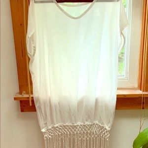 Sheer swimsuit cover up